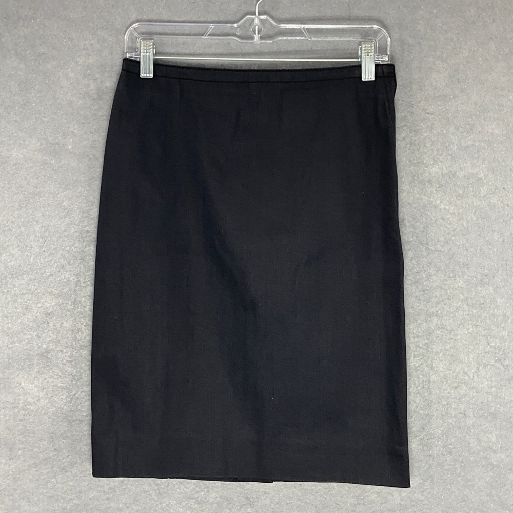 Prada Black Pencil Skirt Made in Italy Career Office Wear Women's‎ Size 42